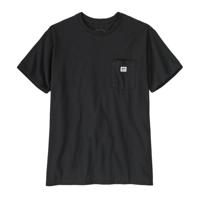 Patagonia Shop Sticker Pocket Responsibili-Tee T-shirt Black M - thumbnail