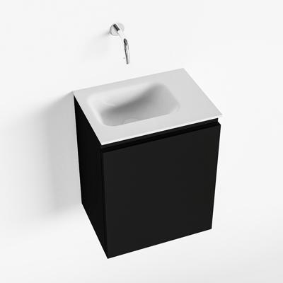 MONDIAZ OLAN 40cm toiletmeubel urban. LEX wastafel talc links geen kraangat