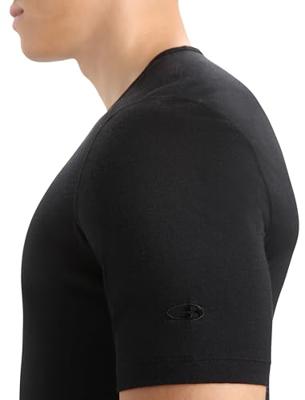 Icebreaker 200 Oasis SS Crewe Thermoshirt Heren Black XXL