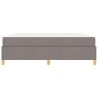 Boxspring bed Anders Taupe en Wit 180 x 200 cm Stof - thumbnail