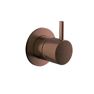 Afbouwdeel Inbouw Douchemengkraan Hotbath Cobber 1-hendel Geborsteld Koper PVD Afbouwdeel Inbouw Douchemengkraan Hotbath Cobber 1-hendel Geborsteld Koper PVD