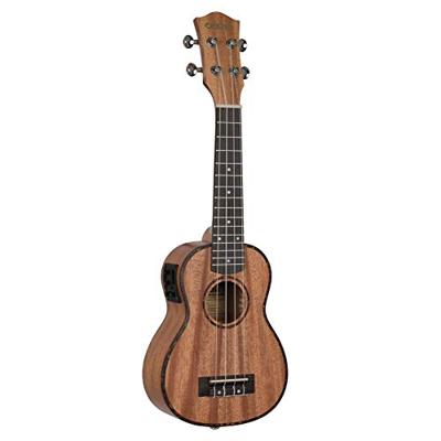 Cascha HH 2026L linkshandige premium sopraan ukelele met tas en plectra