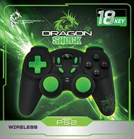 Dragon War Dragon Shock Wireless PS2 Controller - thumbnail