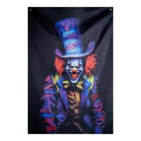 Halloween Doek Raamdecoratie Clown - thumbnail