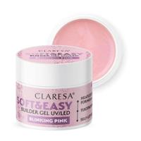 Claresa keratine soft & easy builder gel blinking pink 90gr. - thumbnail