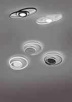 Trio Moderne plafonnièreZibal Ø 39cm wit - R62911131 - thumbnail