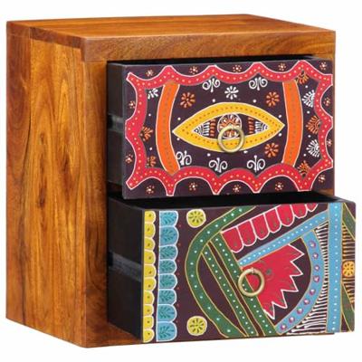 Nachtkastje 2 pcs Bruin 35 x 30 x 40 cm Massief acaciahout