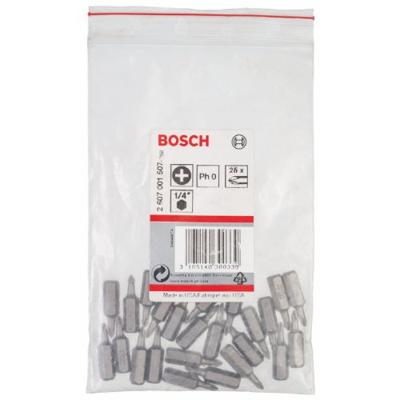 Bosch Accessoires Bit extra-hard PH 0, 25 mm 25st - 2607001507