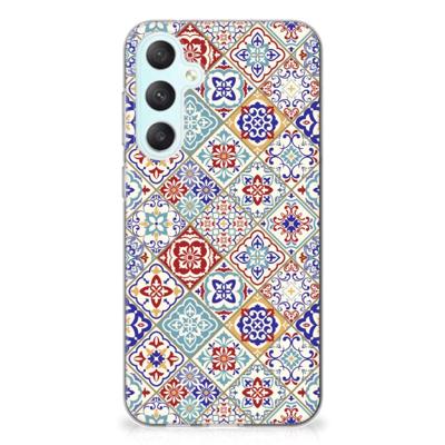 Samsung Galaxy S23 FE | TPU | Siliconen hoesje | Tiles Color Samsung Galaxy S23 FE | TPU | Siliconen hoesje | Tiles Color