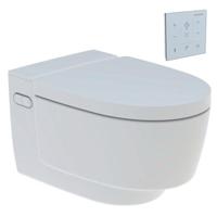 Geberit AquaClean Mera Comfort Douche WC - geurafzuiging - warme luchtdroging - ladydouche - softclose - wandbediening glans wit GA13668 / SW107038 - thumbnail