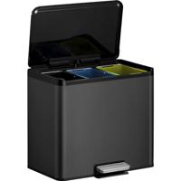 Eko Essential Recycler pedaalemmer 9 + 9 + 9 l, zwart - thumbnail