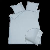 Vandyck Vandyck Purity 87 Uni Satin dekbedovertrek 140x200/220 Dusty Blue - thumbnail