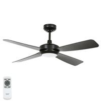 Lucci AIR Slipstream Plafondventilator 22 W (Ø x h) 107 cm x 33 cm Zwart Met afstandsbediening - thumbnail