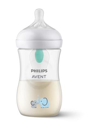 Avent Natural Response Airfree Zuigfles 260ml Olifant - thumbnail