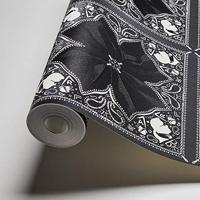 AS Creation Karl Lagerfeld Zwart behang | 378452 - thumbnail