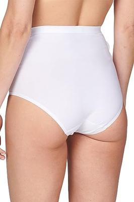 Ten Cate Basics Organic Cotton Stretch High Waist Slip 4-pack Wit-M - thumbnail