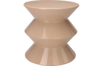 Bijzettafel 31x36cm Zand Shiny