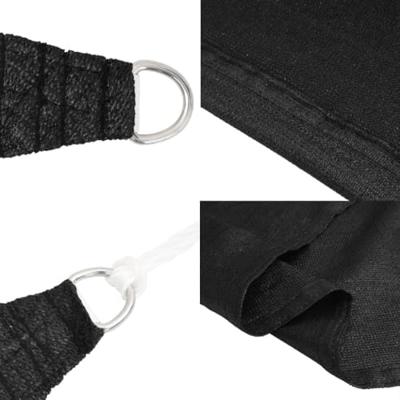 VidaXL Zonnezeil 160 g/m² 4x5x5 m hdpe zwart VidaXL Zonnezeil 160 g/m² 4x5x5 m hdpe zwart