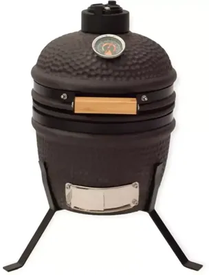 Own Grill keramische kamado barbecue 13 inch mini zwart V1