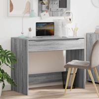 Bureau met lade Grijs Sonoma 100 x 50 x 78 cm Bewerkt hout - thumbnail