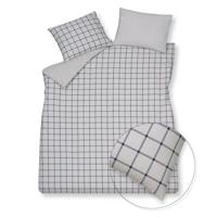 Vandyck Vandyck Flanel Dundee dekbedovertrek 200x200/220 Blue Ink - thumbnail