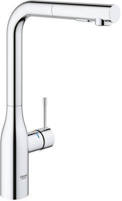 Grohe Essence 1 Gats Keukenkraan Met L Uitloop Met Uittrekbare Dual Spray Chroom Grohe Essence 1 Gats Keukenkraan Met L Uitloop Met Uittrekbare Dual Spray Chroom