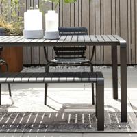 Zuiver Tuintafel 'Vondel' 214 x 97cm, kleur Zwart - thumbnail