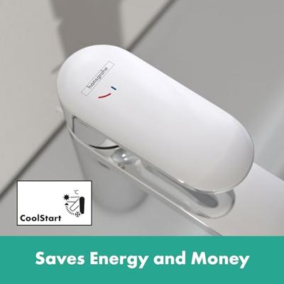 Hansgrohe Vernis Blend wastafelkraan 89 coolstart met waste chroom 71584000 - thumbnail