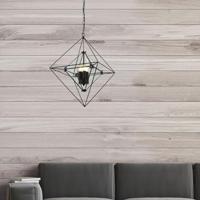 Searchlight Zwarte hanglampDiamond - 7323-3BK - thumbnail