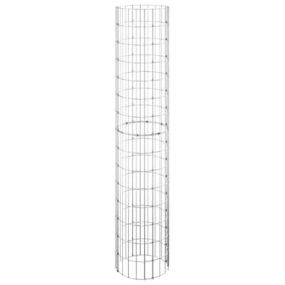 VidaXL Gabion paal rond ø30x150 cm gegalvaniseerd staal VidaXL Gabion paal rond ø30x150 cm gegalvaniseerd staal