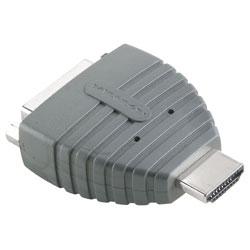 High Speed HDMI Adapter HDMI-Connector - DVI-D 24+1-Pins Female Grijs