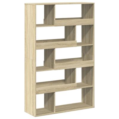 Boekenkast 100x33x156,5 cm bewerkt hout sonoma eikenkleurig
