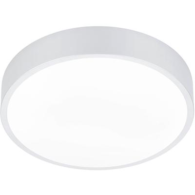 LED Plafondlamp - Plafondverlichting - Trion Wilson - 28W - Aanpasbare Kleur - Dimbaar - Rond - Mat Wit - Aluminium