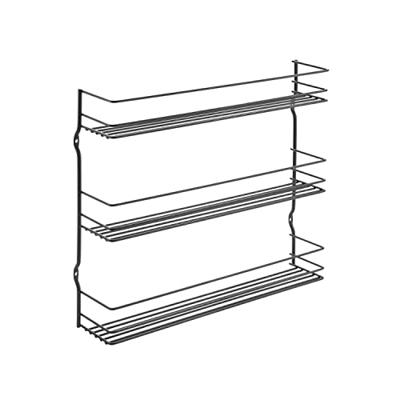 Metaltex Pepito Kruidenrek 3 Etages 36x32x8 cm Zwart
