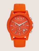 Horlogeband Armani Exchange AX1336 Rubber Oranje - thumbnail