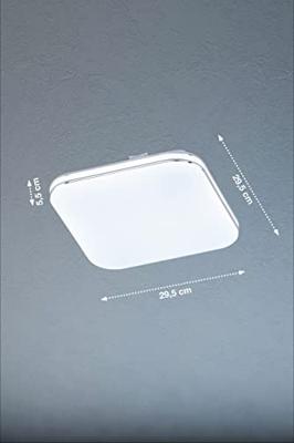 Fischer & Honsel Vierkante led plafonnièrePorto 29,5cm - 21125