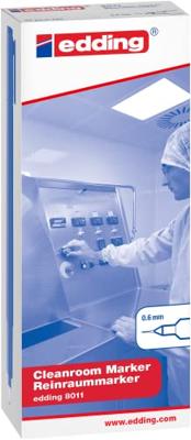Viltstift edding 8011 rond cleanroom f blauw | 10 stuks