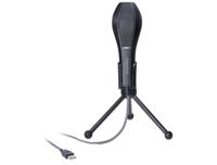 DeLOCK usb condenser microfoon (zwart, met tafel standaard) - thumbnail