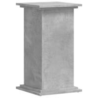 VidaXL Plantenstandaard 33x33x60 cm bewerkt hout betongrijs - thumbnail