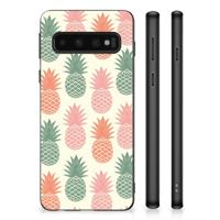 Samsung Galaxy S10 Silicone Case Ananas - thumbnail