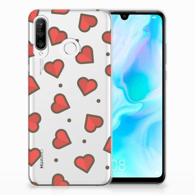Huawei P30 Lite | TPU bumper | Hearts Huawei P30 Lite | TPU bumper | Hearts