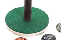 Houten spel DKD Home Decor Bruin Groen Polypropyleen Plastic 9,5 x 9,5 x 15,5 cm - thumbnail