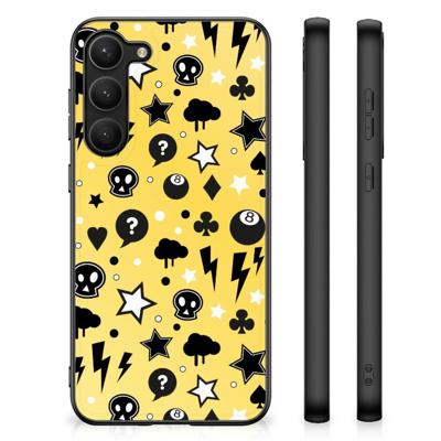 Telefoonhoesje Samsung Galaxy S23 Plus Punk Geel