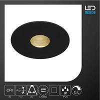 SLV 114480 LED-inbouwlamp 12 W Zwart (mat) - thumbnail