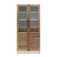 Rivièra Maison Buffetkast 'Lake House' Eikenhout en glas, 205 x 100cm - thumbnail