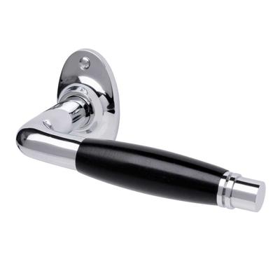 De Oude Deurklink Deurklink - Deco nikkel, ovaal rozet De Oude Deurklink Deurklink - Deco nikkel, ovaal rozet