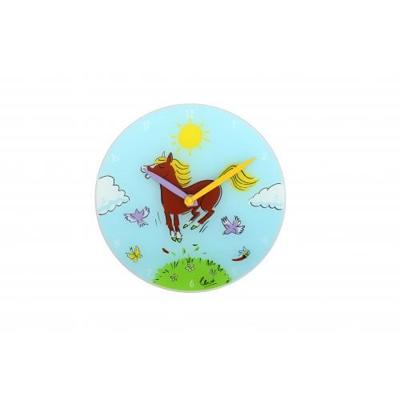 NeXtime klok 8812 jump for joy, ø30 cm, wall, blue/ multi-color