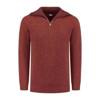 Blue loop Essential Nautic Sweater Trui Heren Brown M - thumbnail