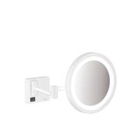 Scheerspiegel AddStoris HansGrohe Met LED Licht Mat Wit - thumbnail