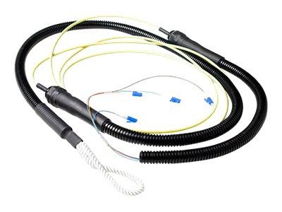 ACT RL2304 Prefab Glasvezel Kabel Singlemode OS2 4-voudig LC Connectoren - 40 meter